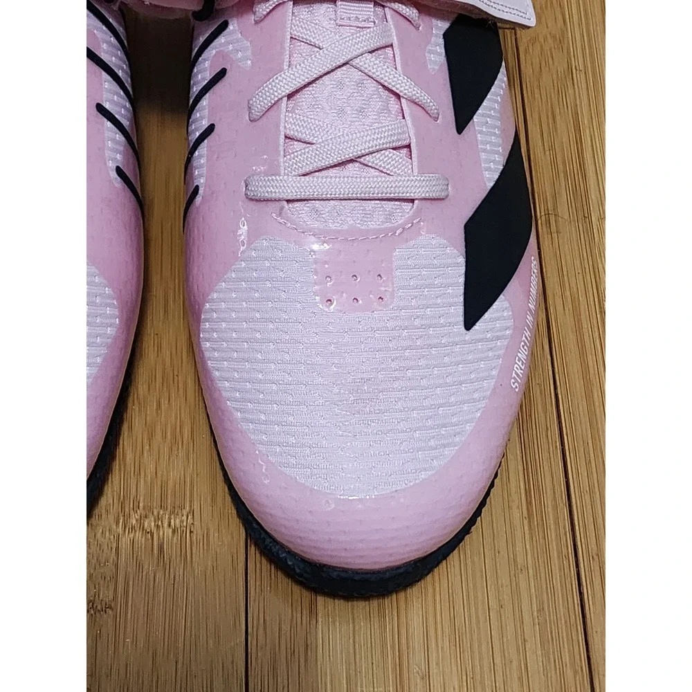 Adidas Adipower 3 Pink Black Men Size 14 Weightlifting Gym Workout Shoes JP9873